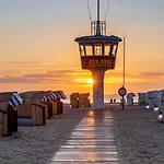 3sz Penthaus Luna Am Sandstrand Mit Meerblick & Balkon * Lübeck