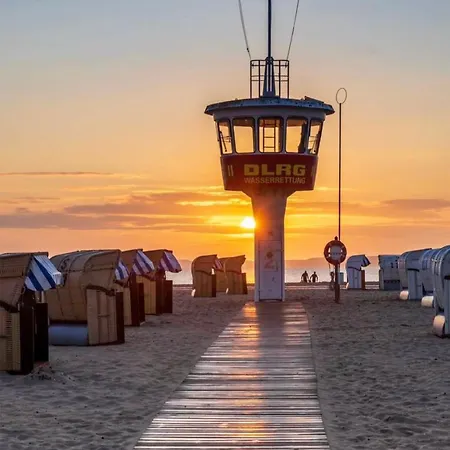 3sz Penthaus Luna Am Sandstrand Mit Meerblick & Balkon * Lubeca