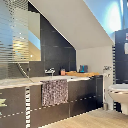 Apartment 3sz Penthaus Luna Am Sandstrand Mit Meerblick & Balkon Lubeck