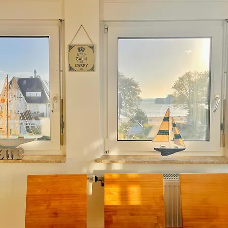 3sz Penthaus Luna Am Sandstrand Mit Meerblick & Balkon アパート *